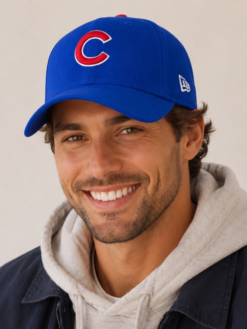 New Era Chicago Cubs MLB 9FORTY Adjustable Baseball Cap Blue Unisex